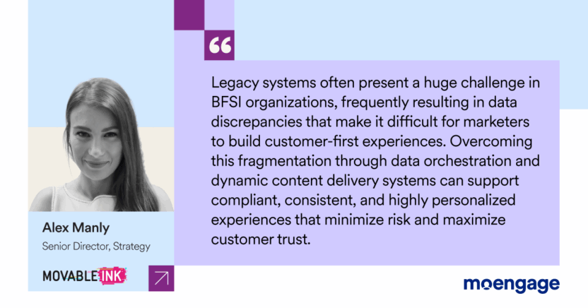 Quote from Alex Manly, Senior Director - Strategy at Movable Ink