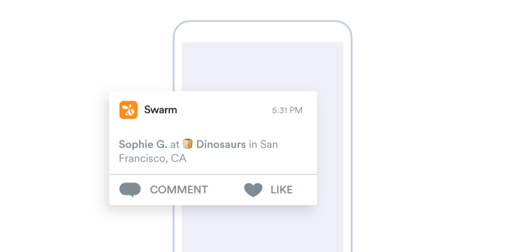 Swarm provides Users have the freedom to adjust the notification radius to make them more relevant to their needs