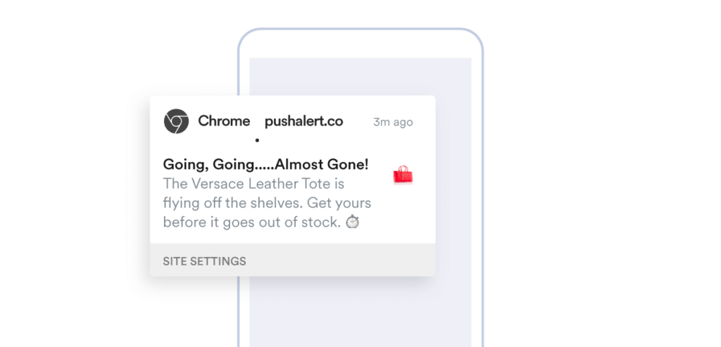 FOMO based push notifications