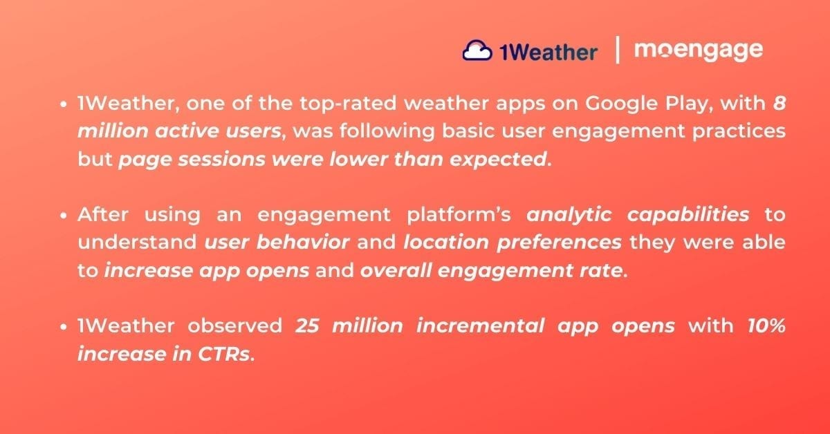 1weather increasing app opens