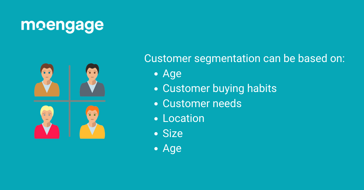 What are the different customer segmentation model based on