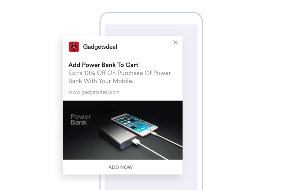 Push notifications Cross-Selling-and-Upselling