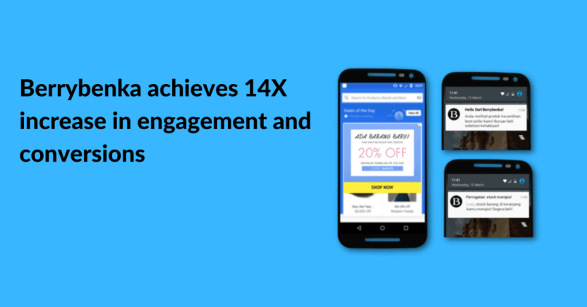 Berrybenka Case Study: How It Achieved 14x Engagement + Boost in Conversions Using Machine-learning, Segmentation and Personalisation