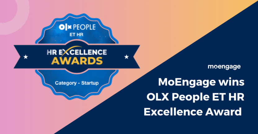 MoEngage wins the OLX People Economic Times HR Excellence Award!