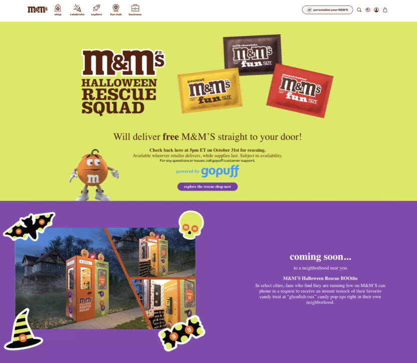M&M’s Halloween Rescue Squad