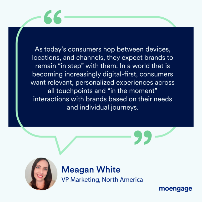 With MoEngage, you can expect personalization experiences across all all channels, email or mobile.