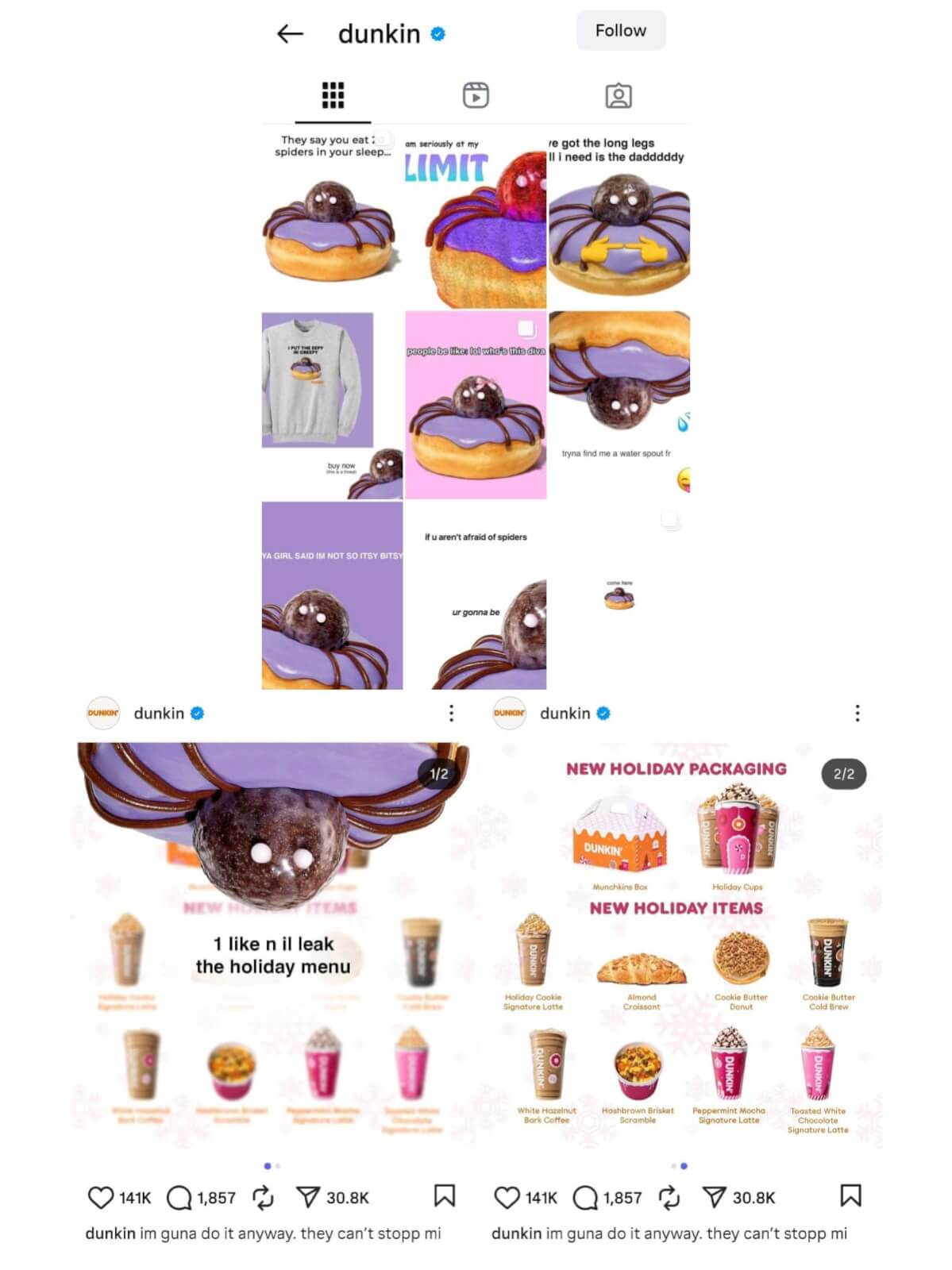 Dunkin’s Viral Halloween Marketing Campaigns