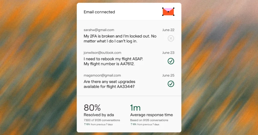 Ada is an AI customer engagement platform used primarily for customer service automation