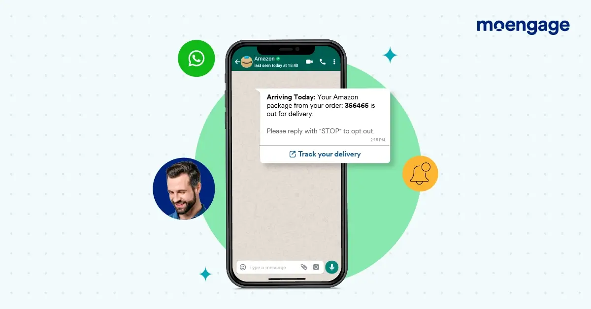 WhatsApp Marketing Strategy for Transactional Messages - Amazon (Ecommerce)