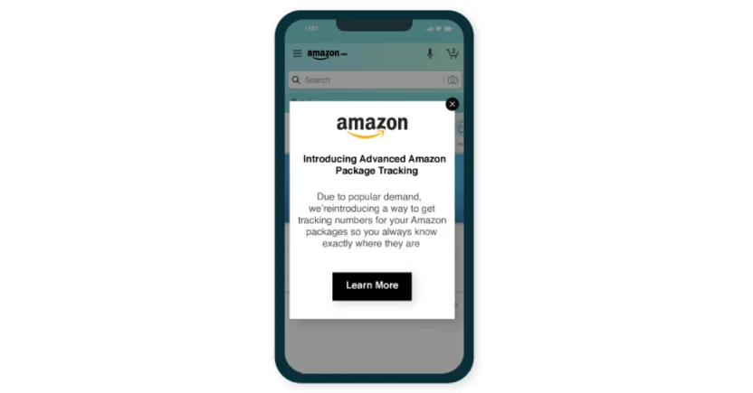 Messaging in app from Amazon