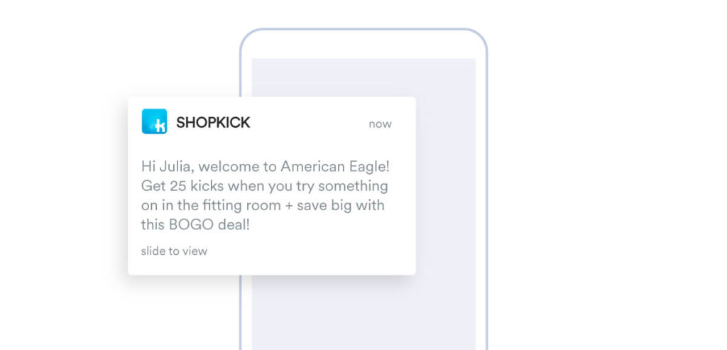 push notifications American Eagle