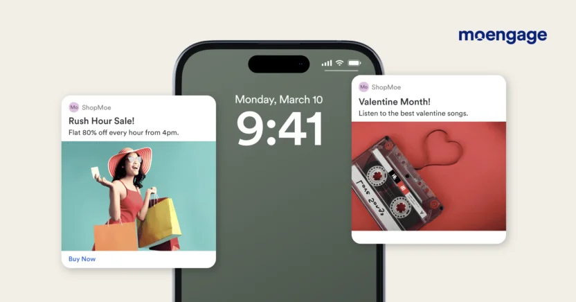 Examples of rich push on Android