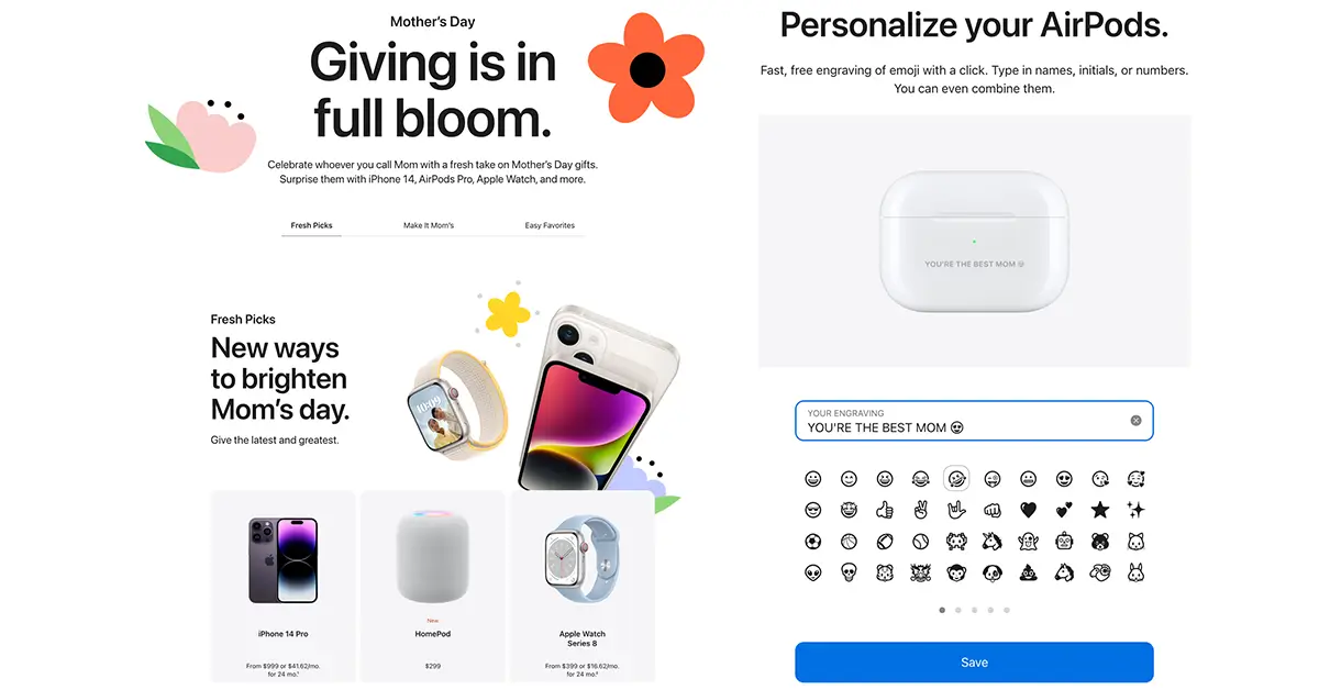 Apple's Mother's Day Campaign