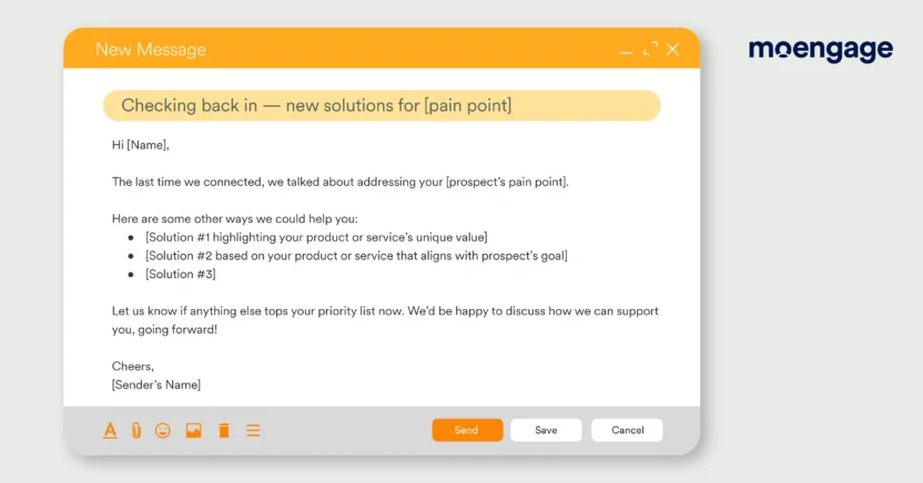 The best way to follow up on a sales email after a long time has passed