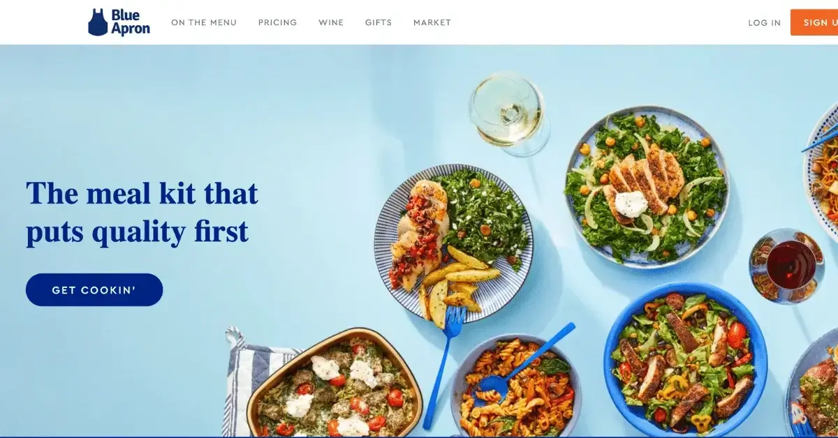 Blue Apron used sustainability as part of their marketing strategy