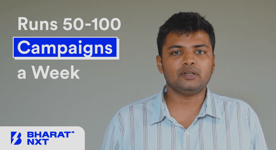 How BharatNXT Uses MoEngage to Run 50-100 Campaigns a Week With a Lean Team - Video Cover
