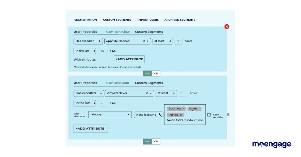 Advanced segmentation for targeted campaigns