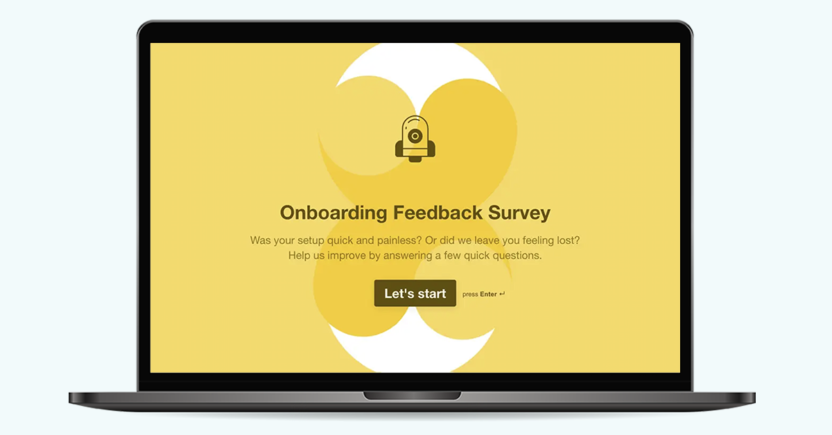 Customer onboarding best practices of capturing customer feedback during the onboarding process