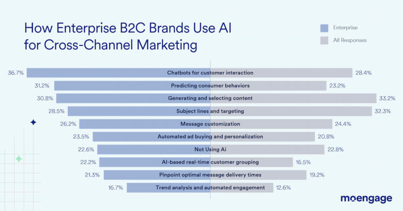 How enterprise B2C brands use AI for marketing graph