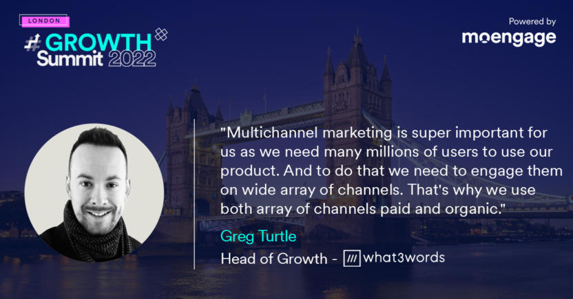 #GROWTH Summit London | Greg Turtle, Head of Growth, what3words
