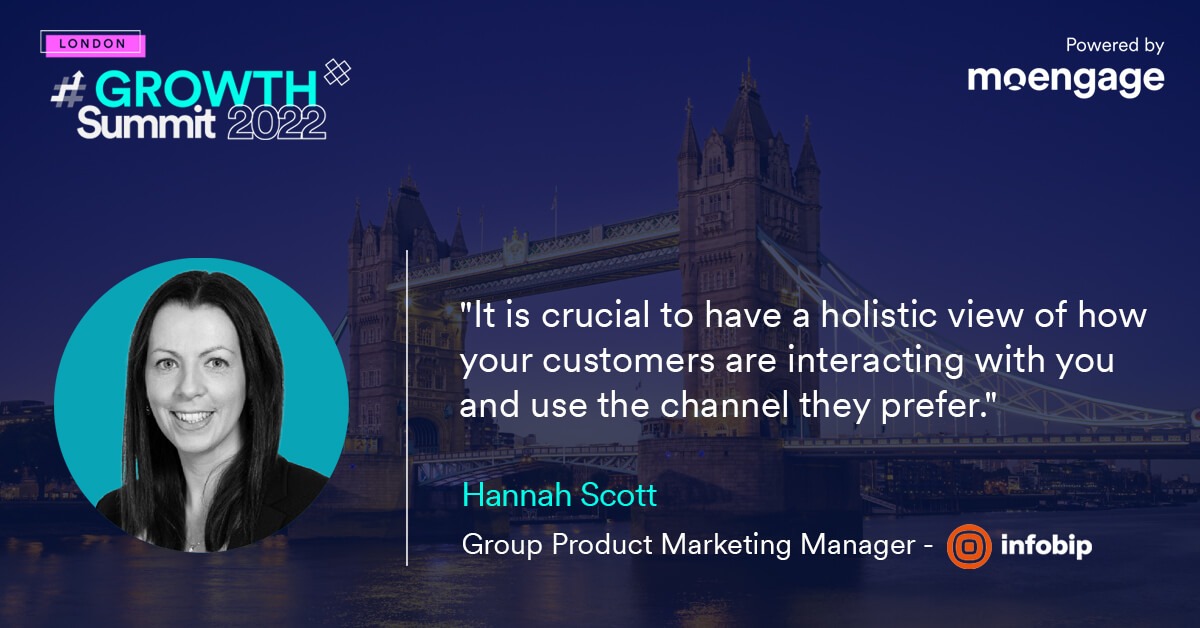 #GROWTH Summit London | Hannah Scott, Group Product Marketing Manager, Infobip