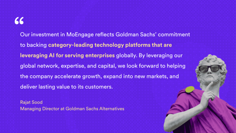 $100M Funding led by Goldman Sachs & A91 Partners