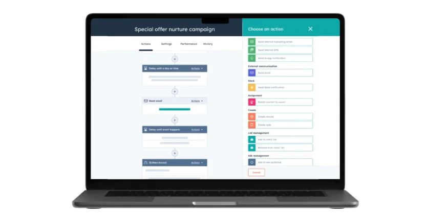 HubSpot CRM is a great tool for automating email marketing