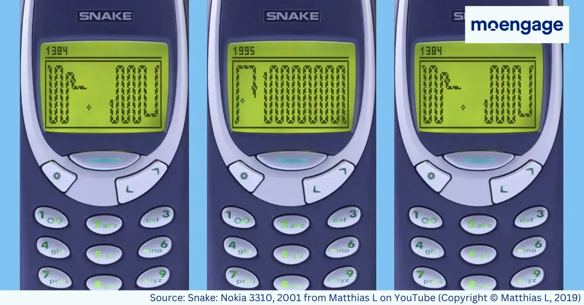 Snake by Nokia, one of the most memorable mobile games of all time!