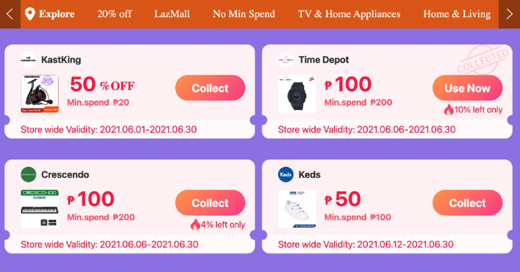 Time-limited offers on Lazada are an important part of loyalty programs