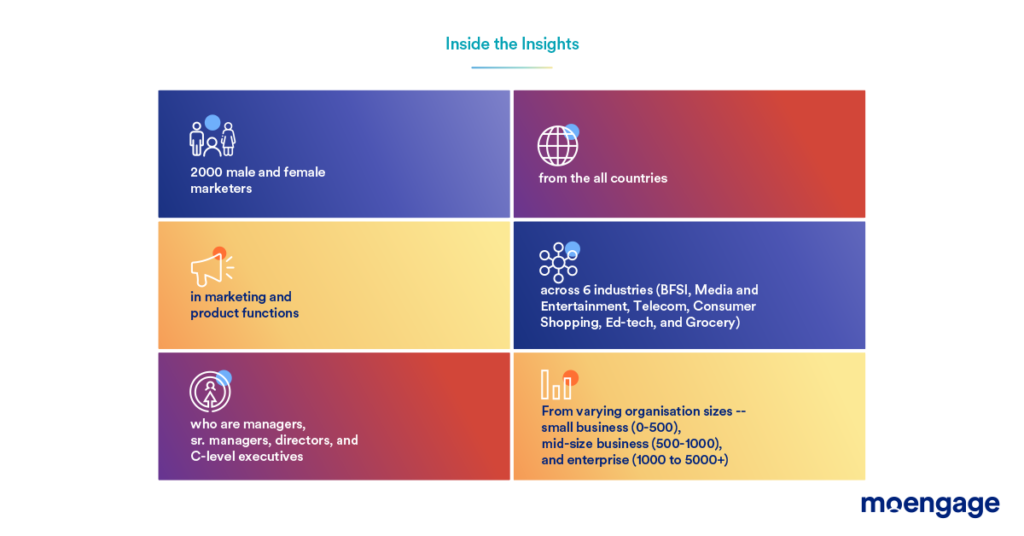 survey landscape demographics of marketing executives & buyers