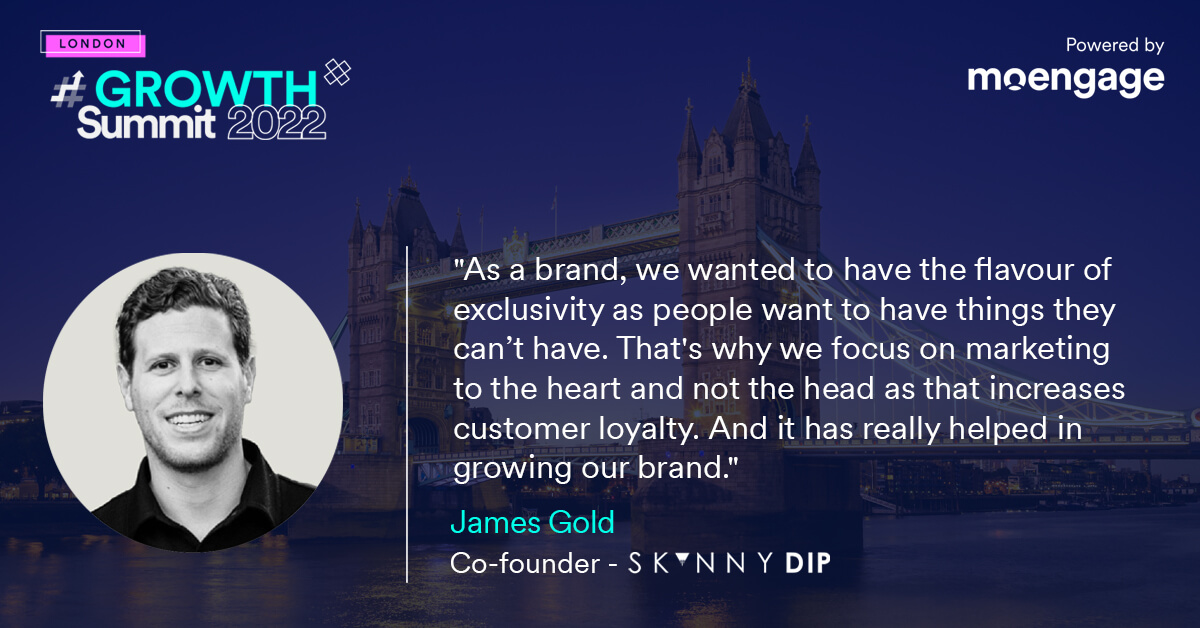 #GROWTH Summit London | James Gold, Co-Founder of Skinnydip London