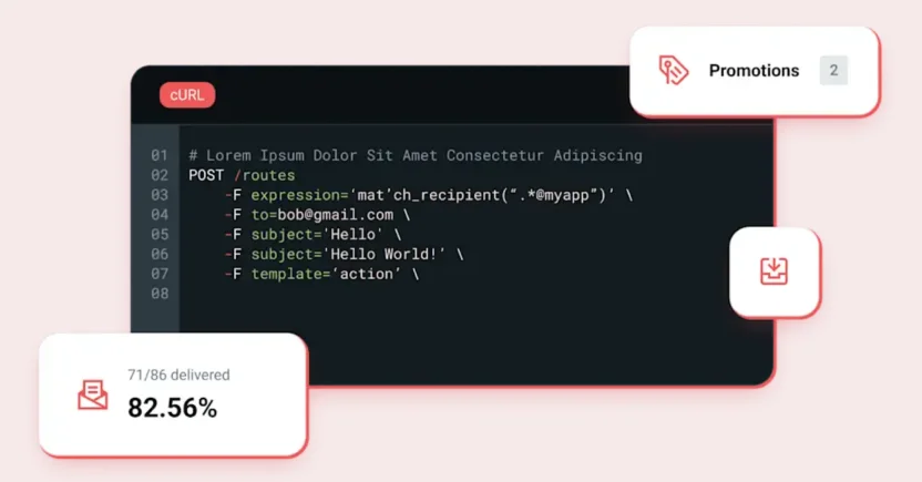Mailgun is a transactional email service designed with developers in mind
