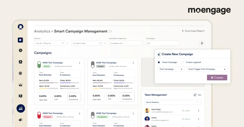 MoEngage is an AI-powered customer engagement platform