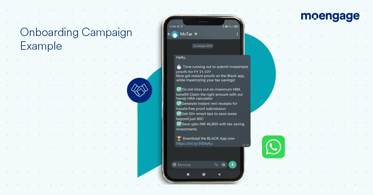 WhatsApp Marketing Use Case - Onboarding