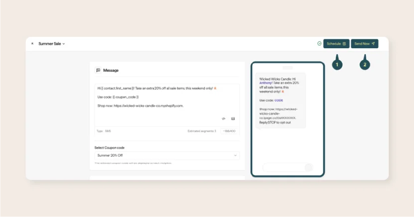 Privy is a Shopify SMS app using AI-powered automation.