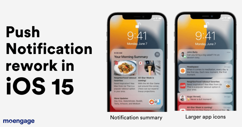 Push Notification rework ios 15