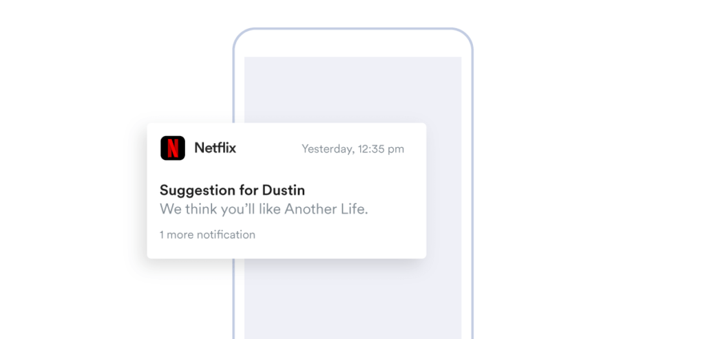 Push notifications Personalization example