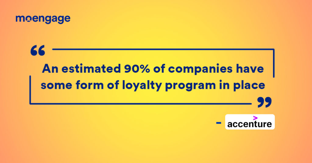 most companies have set up loyalty programs