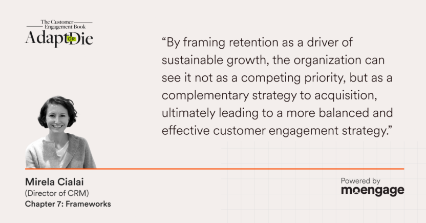 Mirela Cialai quote about retention strategy