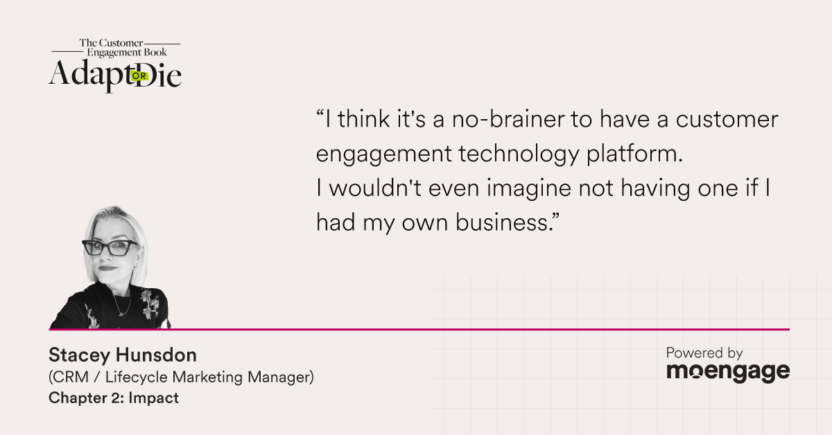 Stacey Hunsdon shares her thoughts about why having a technology platform is critical