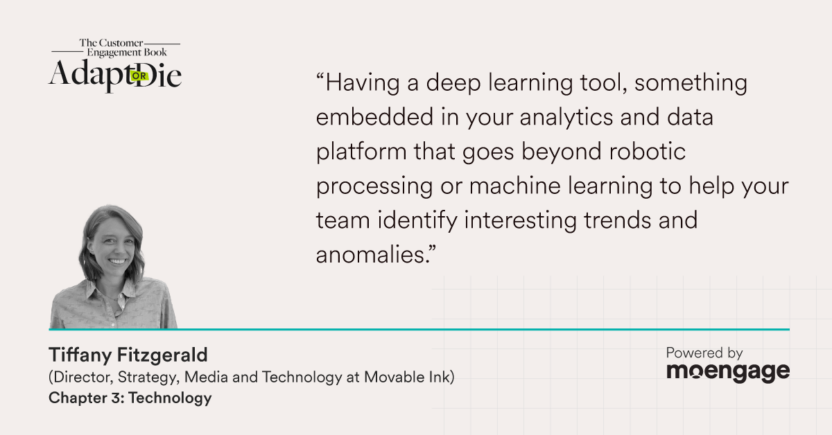 Tiffany Fitzgerald quote about the importance of deep learning tools