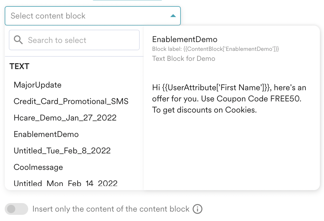 This image tells you how you can use content blocks