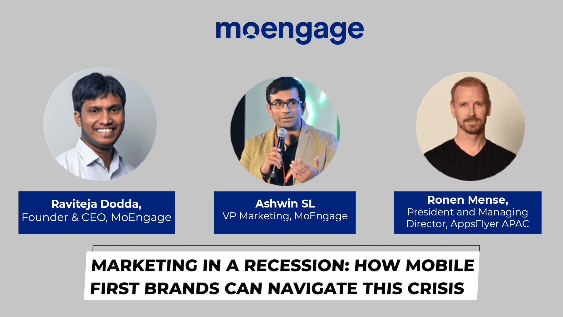 Panel discussion on marketing in a recession