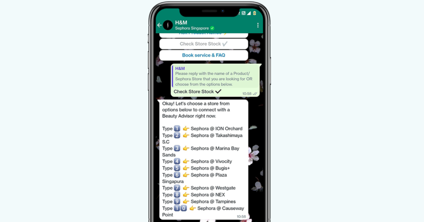 WhatsApp Marketing made easy by H&M