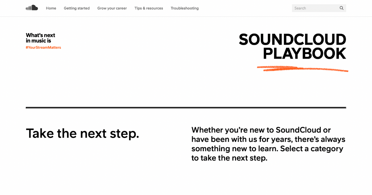 This is an image showing personalized product experiences at Soundcloud