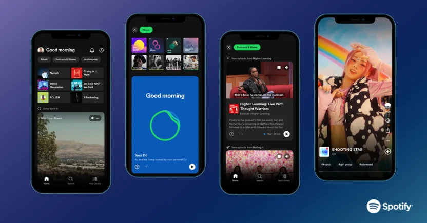 Spotify uses messaging in app to send feature highlights