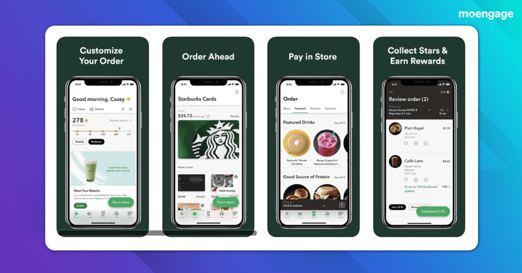 Srarbucks provides a highly personalized experience to customers