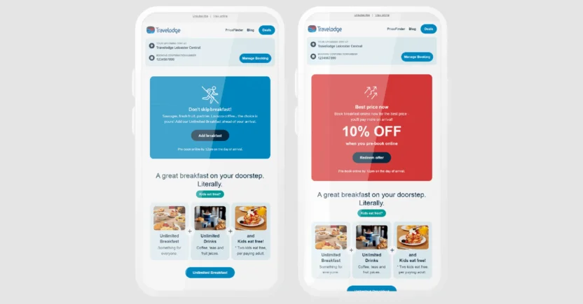 Travelodge sends its customers omnichannel notifications in real-time