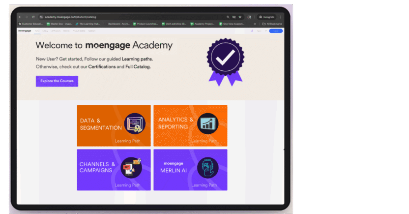 Welcome to MoEngage Academy