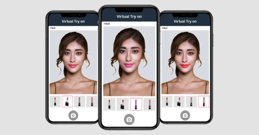One of the uses of augmented reality (AR) in the omnichannel retail industry is a virtual try-on that allows customers to try on clothes, accessories, and looks on their smart devices